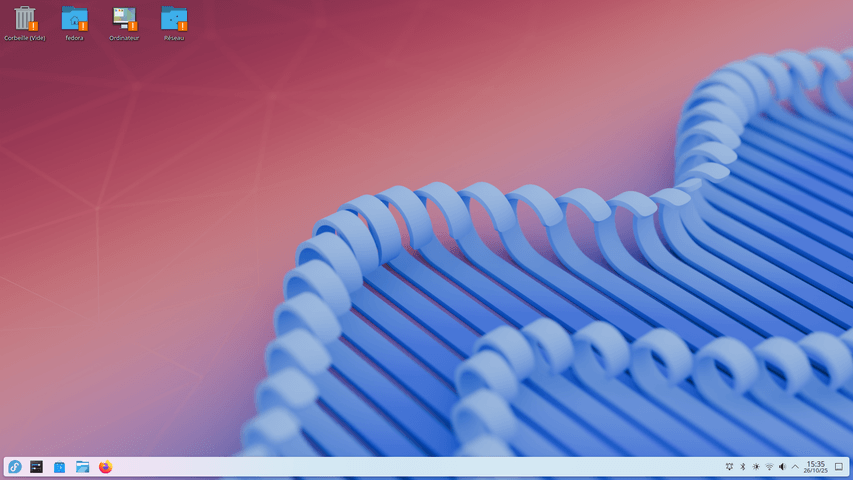 Fedora Linux 43 KDE - Bureau