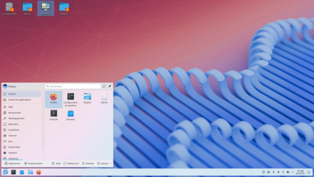 Fedora Linux 43 KDE - Menu