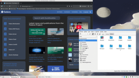 Fedora Linux 43 LxQt - Applications