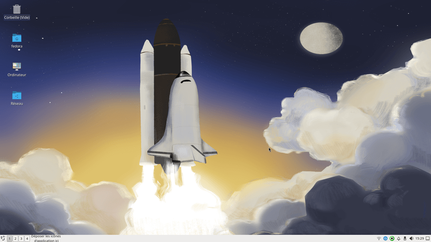 Fedora Linux 43 LxQt - Bureau