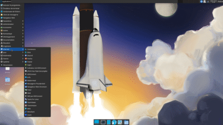 Fedora Linux 43 Xfce - Menu