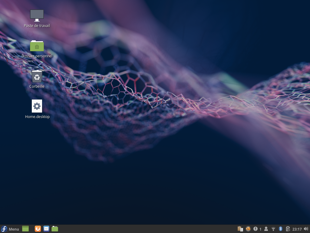 Fedora 29 - Cinnamon - Bureau