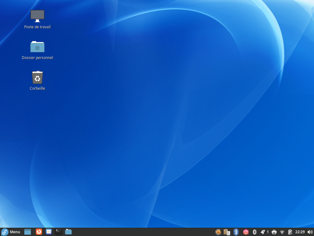 Fedora 36 - Cinnamon - Bureau