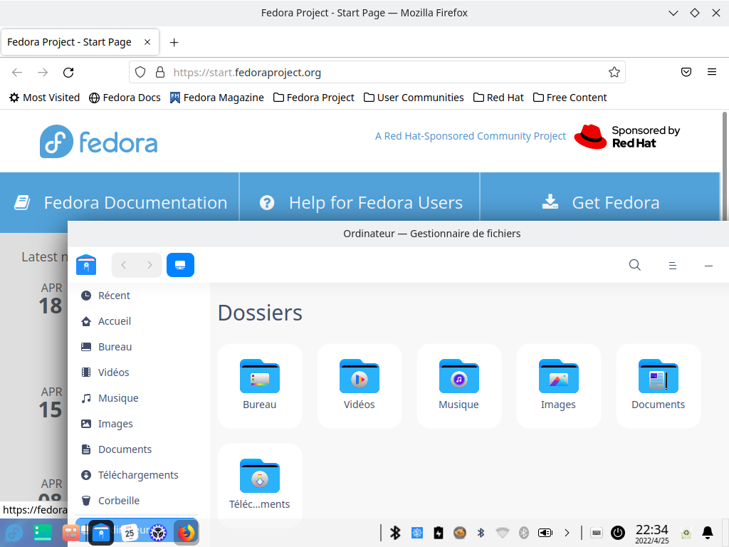Fedora 36 - Deepin - Applications