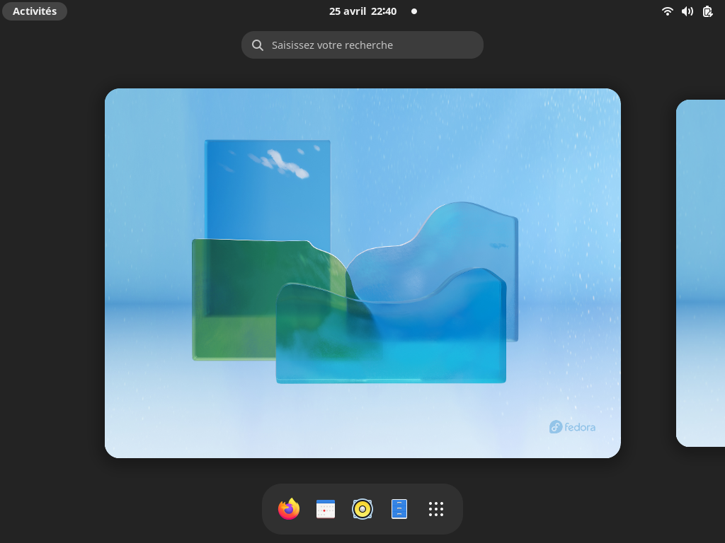 Fedora 36 - GNOME - Overview