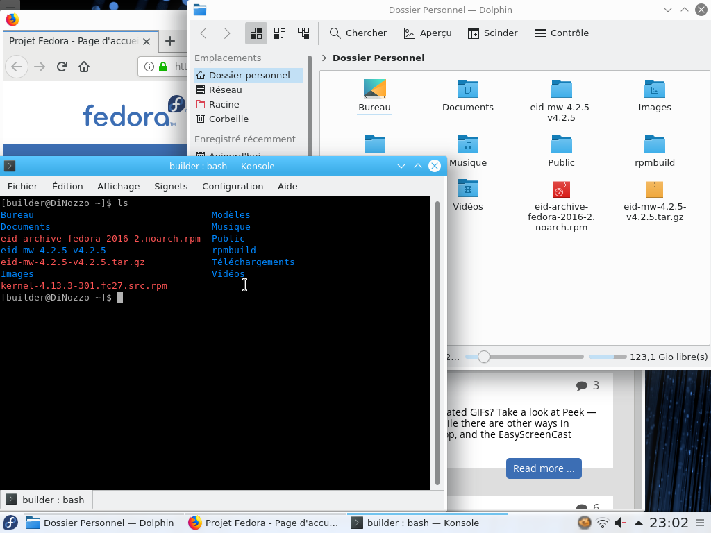 Fedora 28 - KDE -Applications