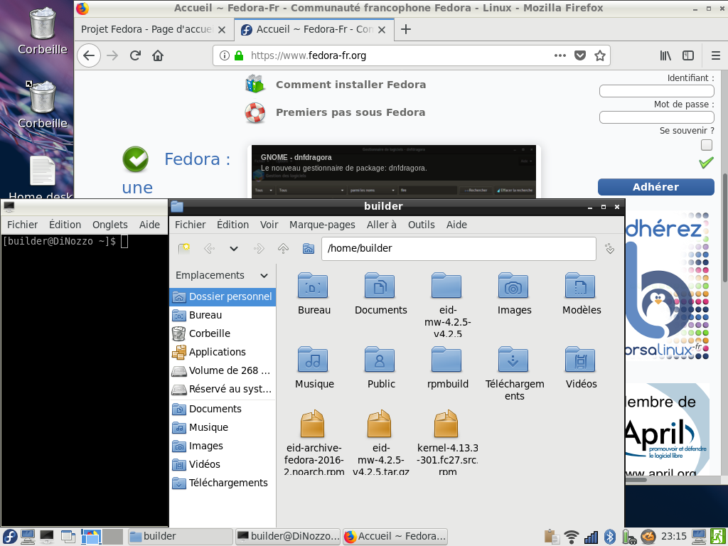 Fedora 29 - LXDE - Applications