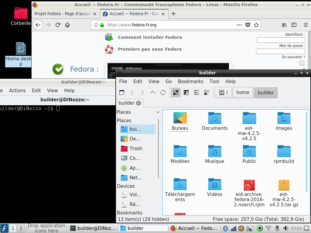 Fedora 29 - LXQt - Applications
