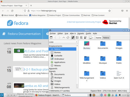 Fedora 36 - LxQt - Applications
