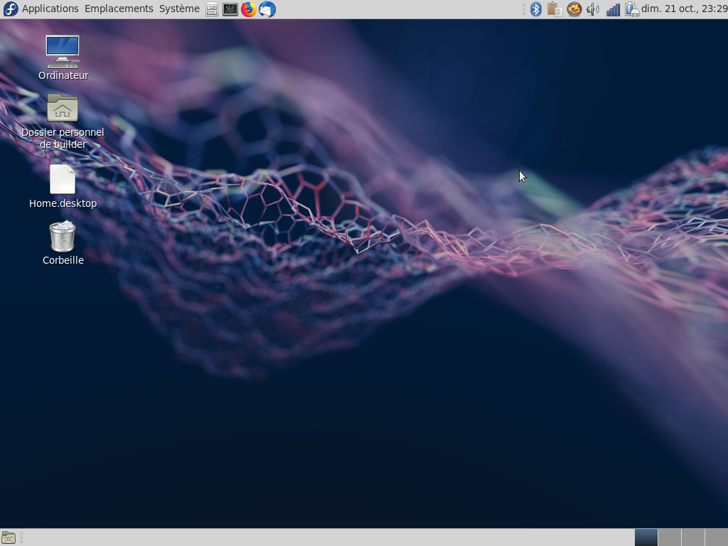 Fedora 29 - MATE - Bureau