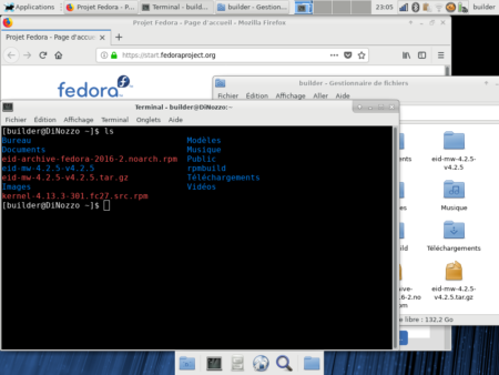 Fedora 28 - XFCE - Applications