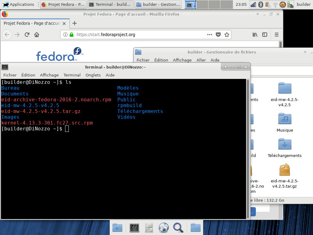 Fedora 28 - XFCE - Applications