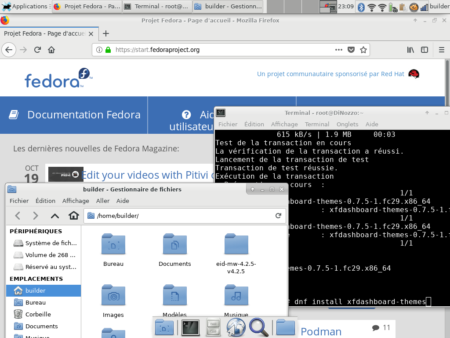 Fedora 29 - XFCE - Applications