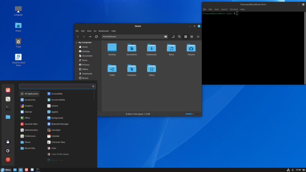 Spin Fedora Cinnamon