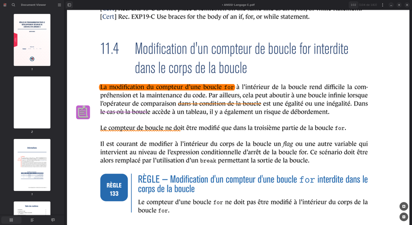 Fedora Linux 44 GNOME - Annotations documents