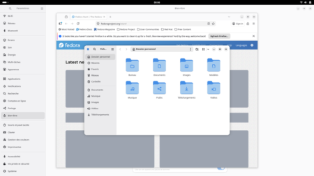 Fedora Linux 44 GNOME - Applications