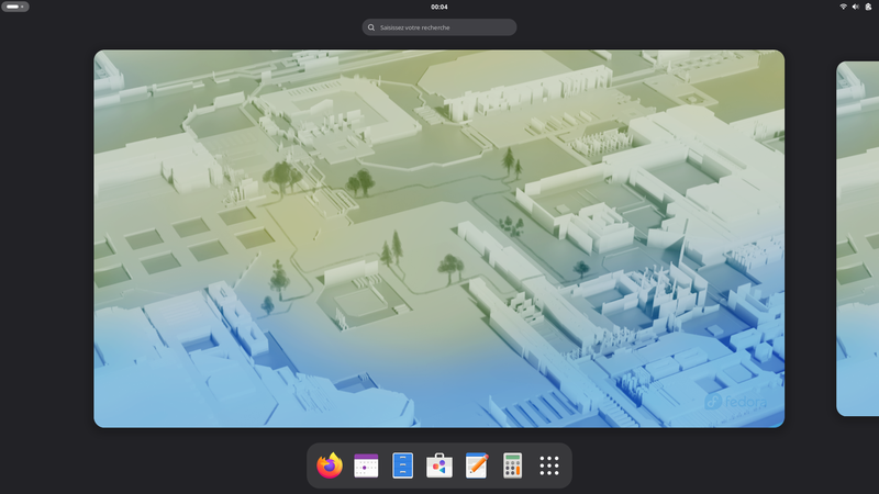 Fedora Linux 44 GNOME - Bureau
