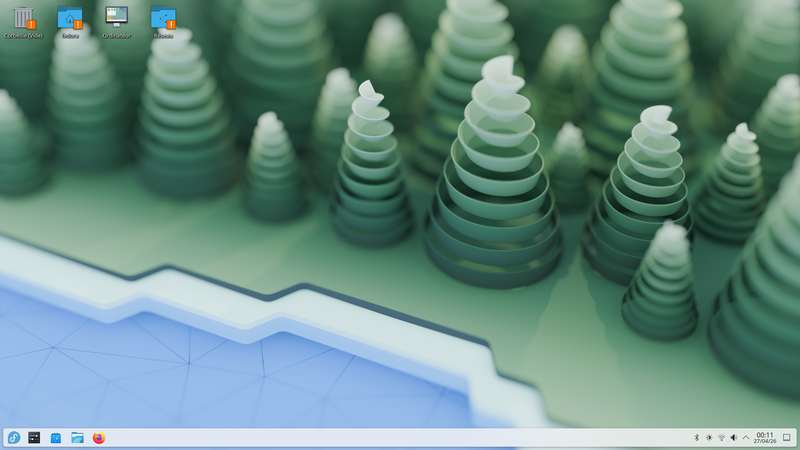 Fedora Linux 44 Plasma - Bureau